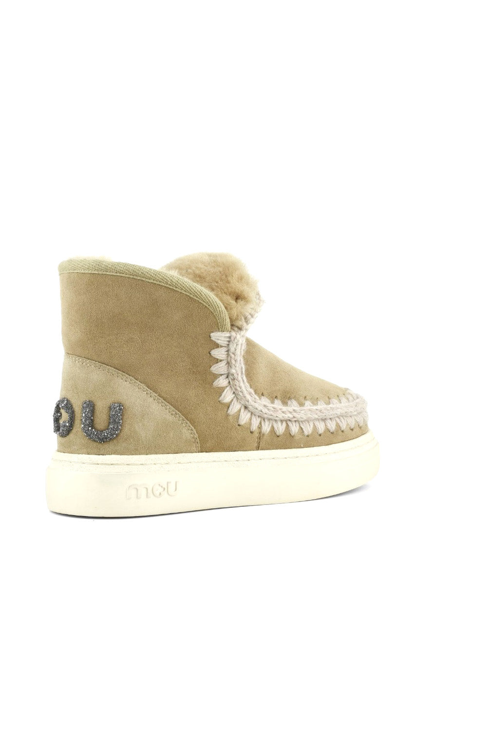  Mou Eskimo Sneaker Bold Glitter Tobacco Woman - 3