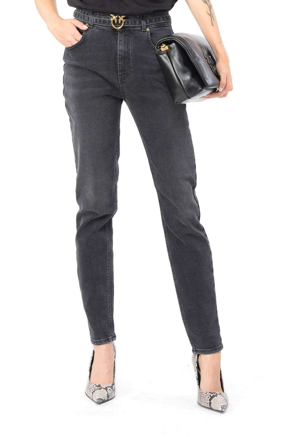  Pinko Skinny Jeans Denim Woman - 2