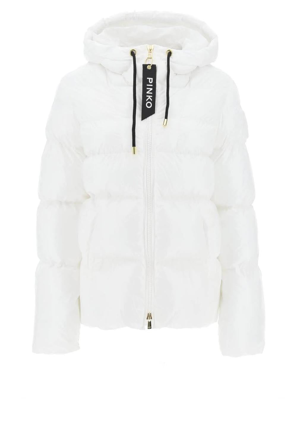  Pinko Eleodoro Down Jacket White Woman - 1