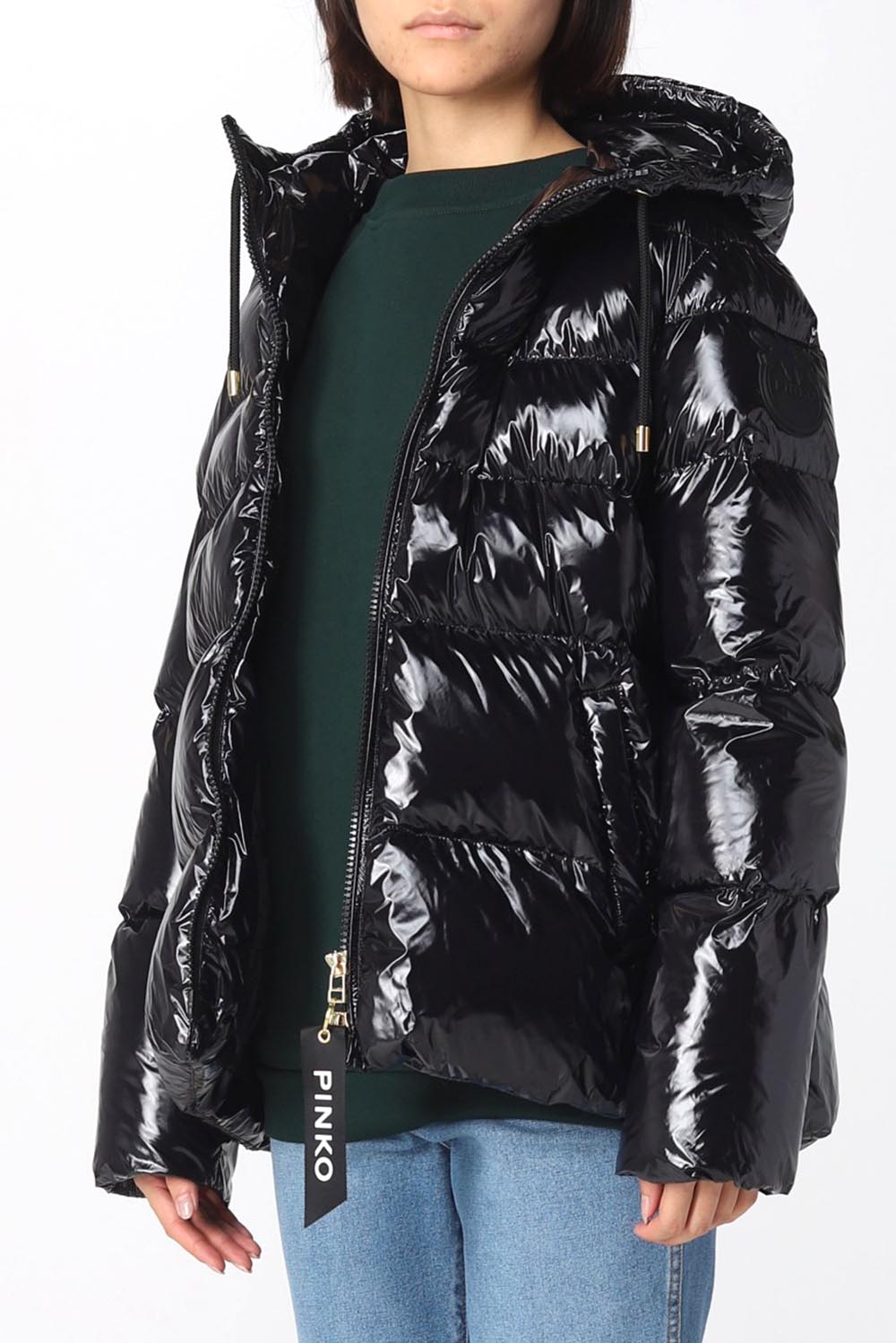  Pinko Eleodoro Down Jacket Black Woman - 3