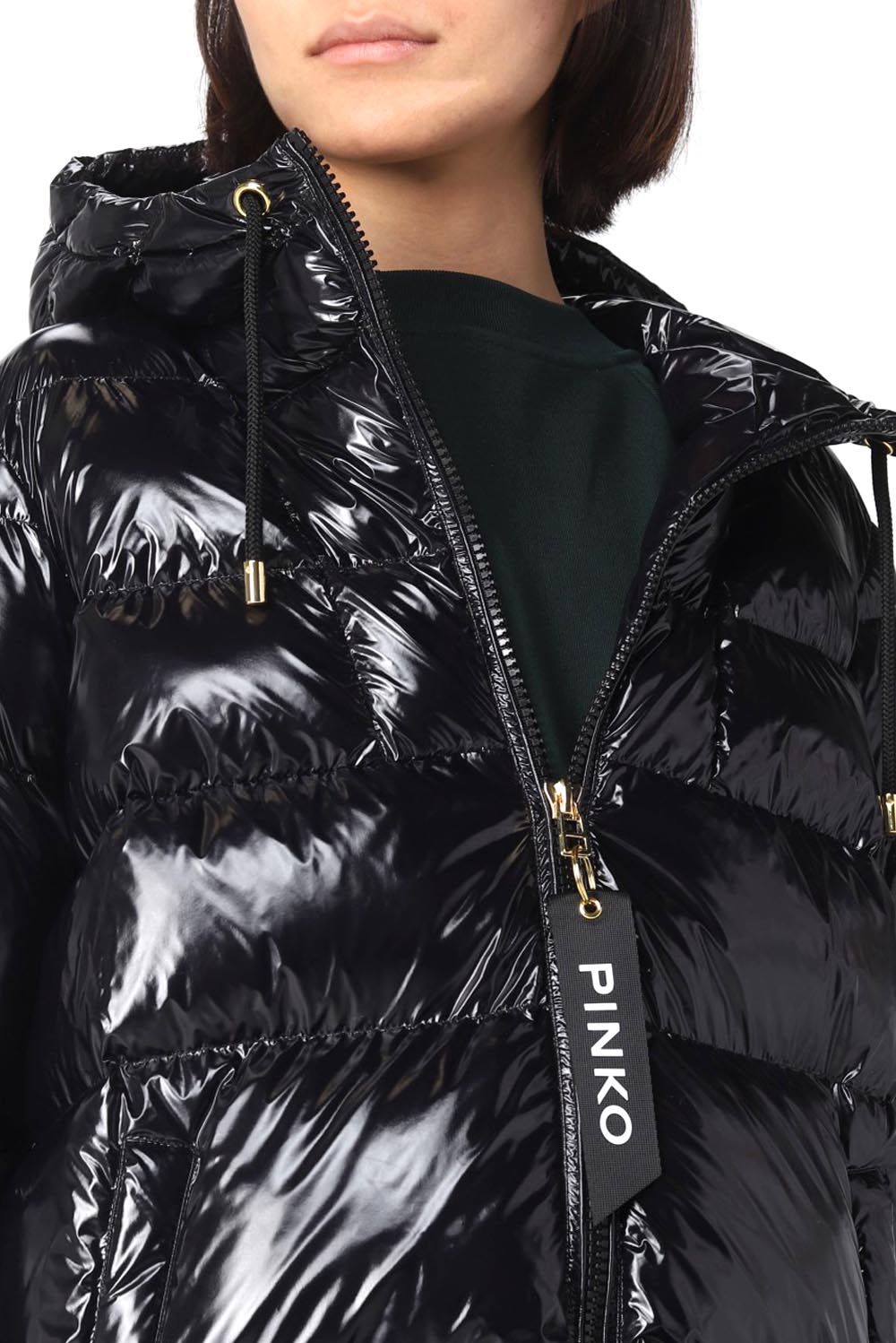  Pinko Eleodoro Down Jacket Black Woman - 5