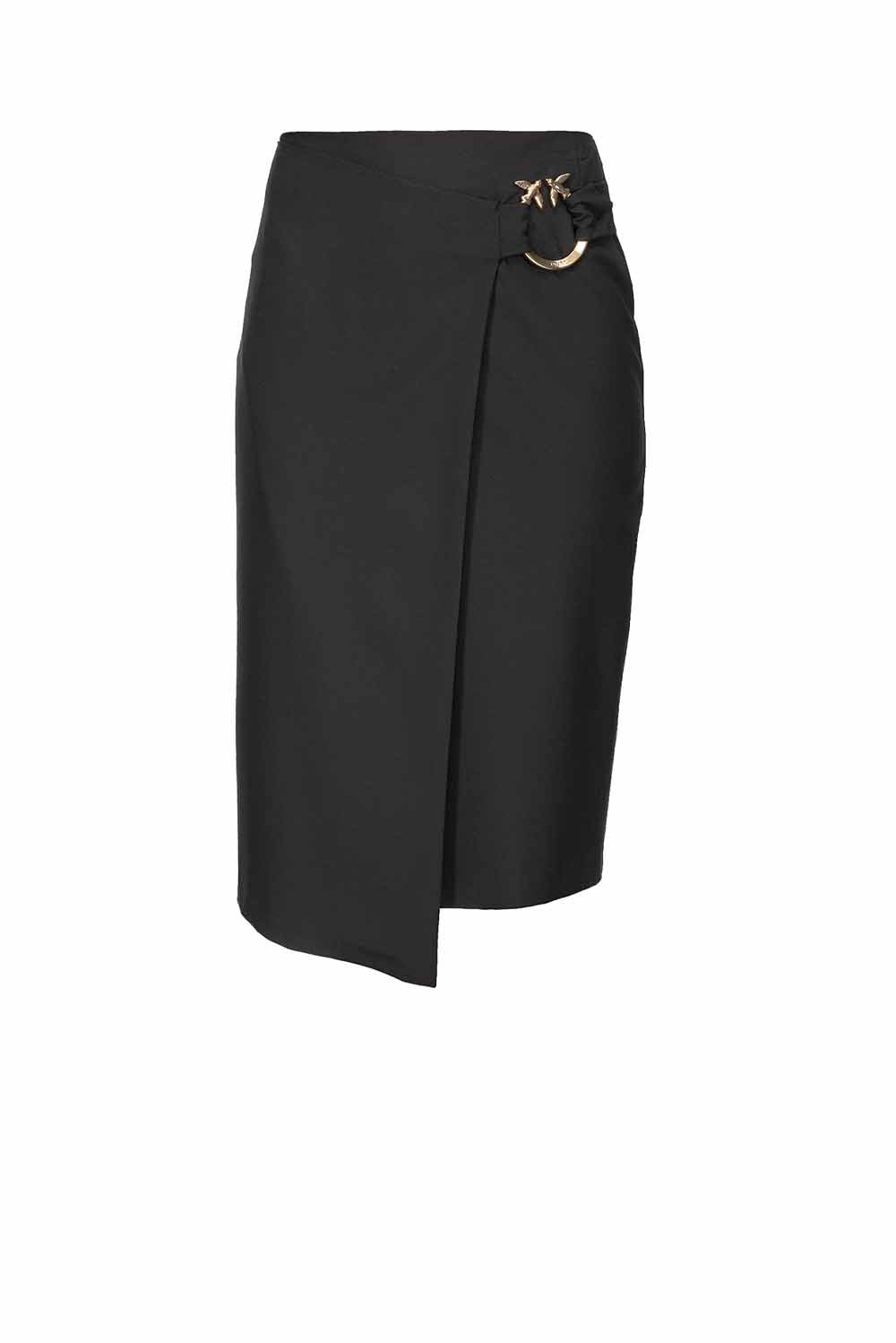  Pinko Midi Skirt Black Woman - 1