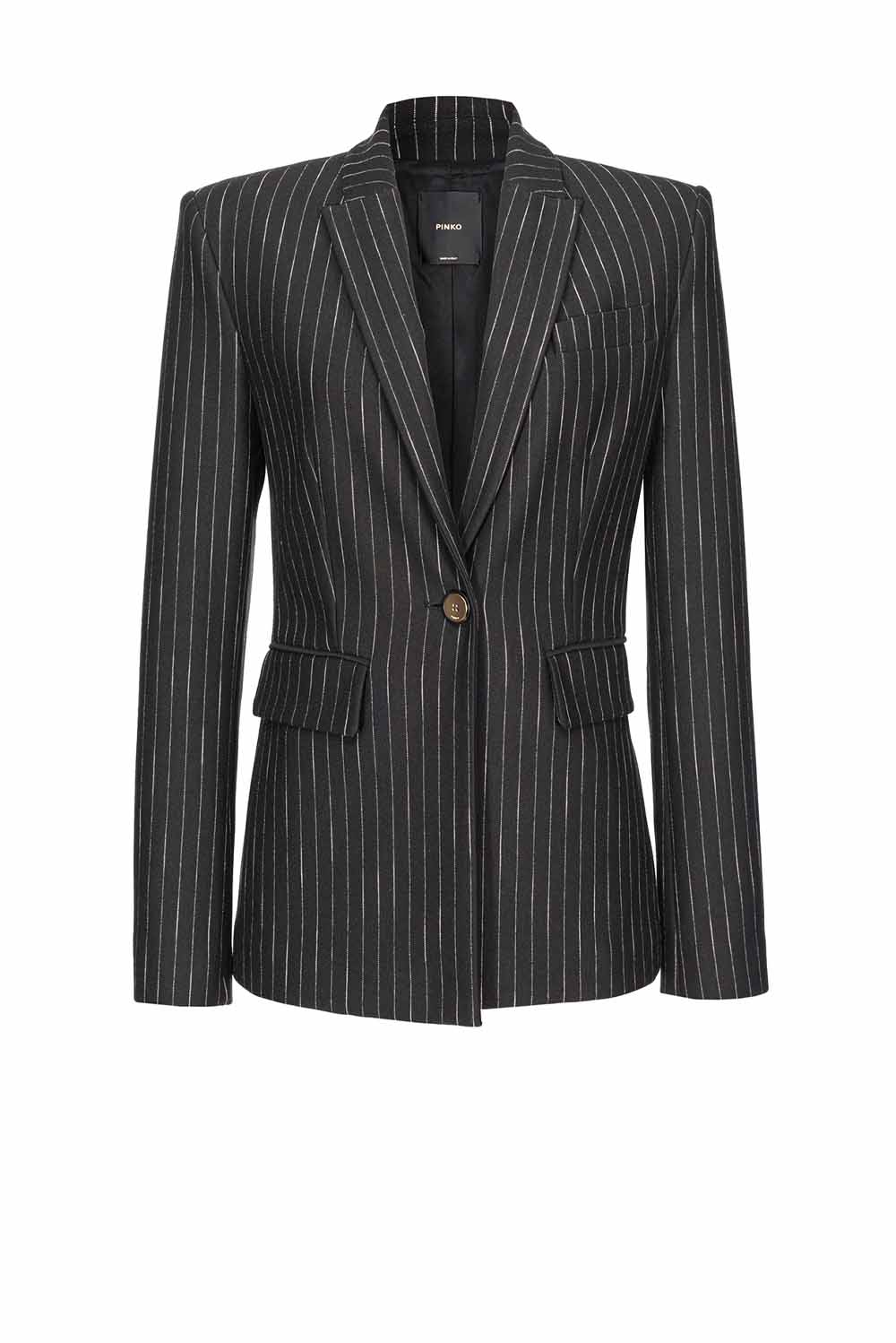  Pinko Blazer Jacket Nero Beige Woman - 1