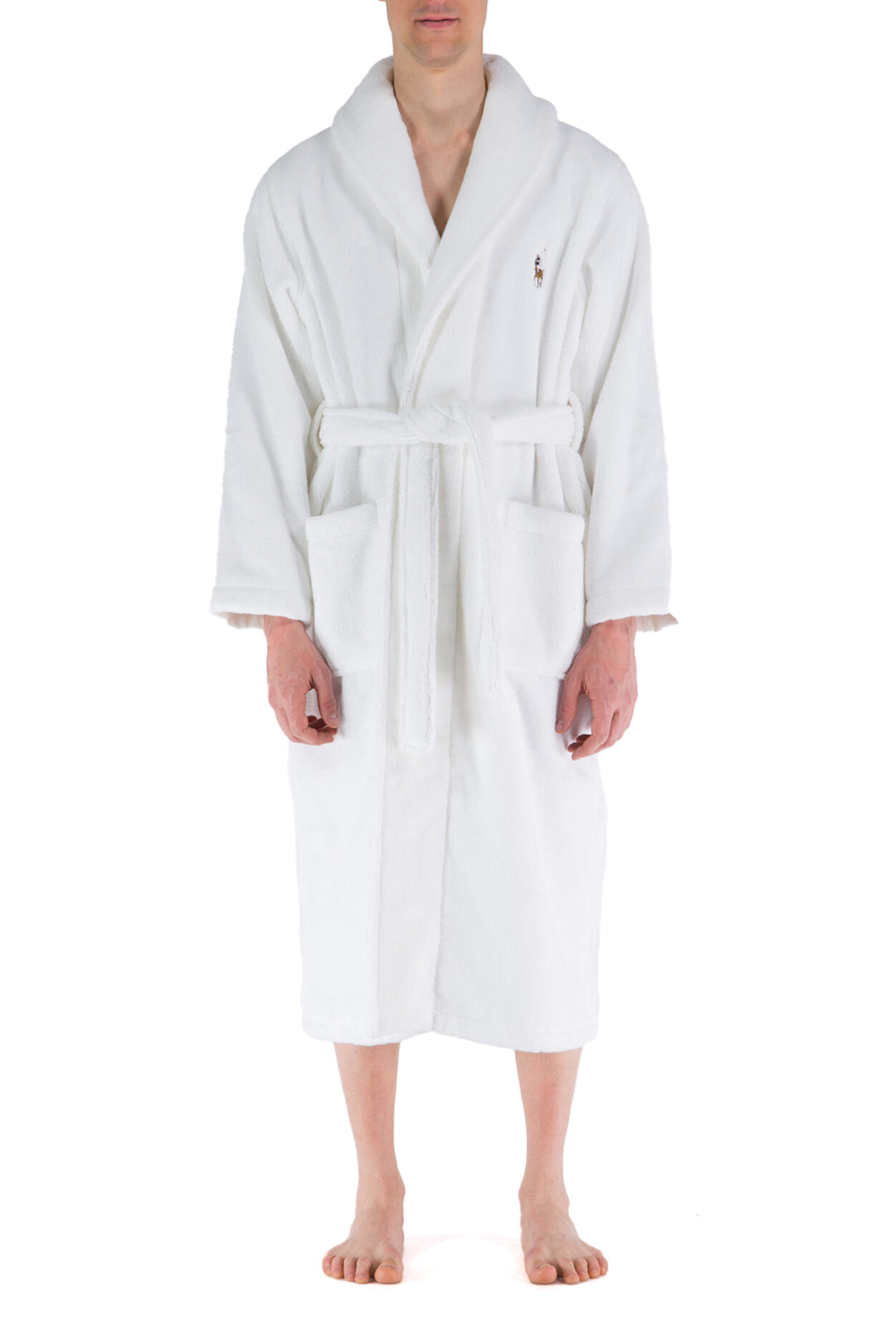  Ralph Lauren Lounge Robe Accappatoio White Uomo - 2