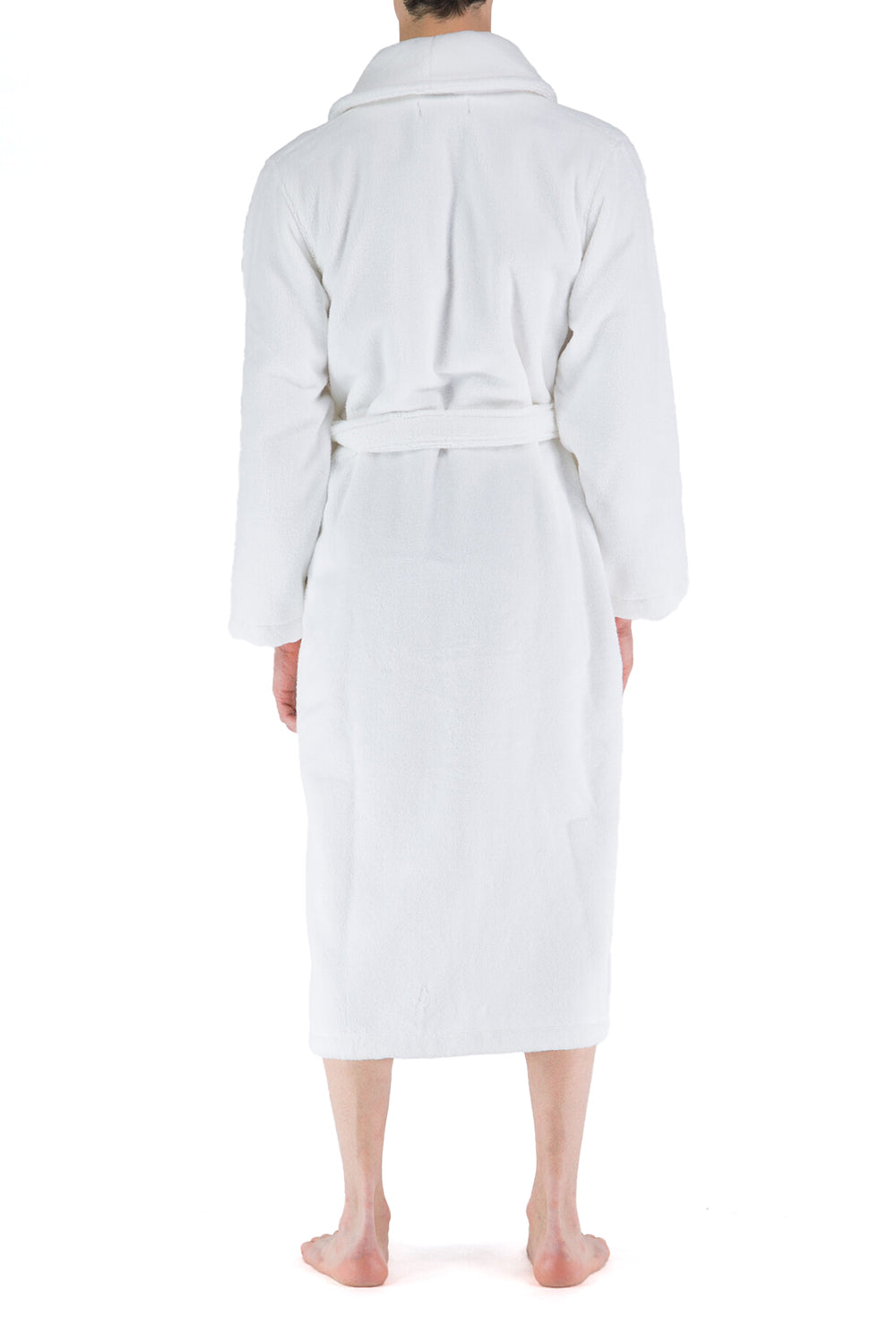  Ralph Lauren Lounge Robe Bathrobe White Uomo - 3