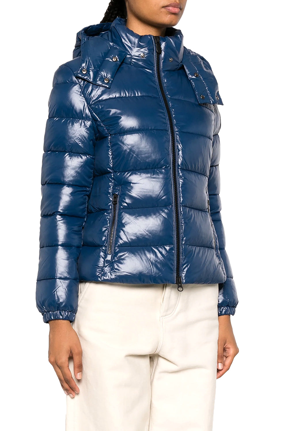  Save The Duck Cosmary Down Jacket Ink Blue Woman - 2