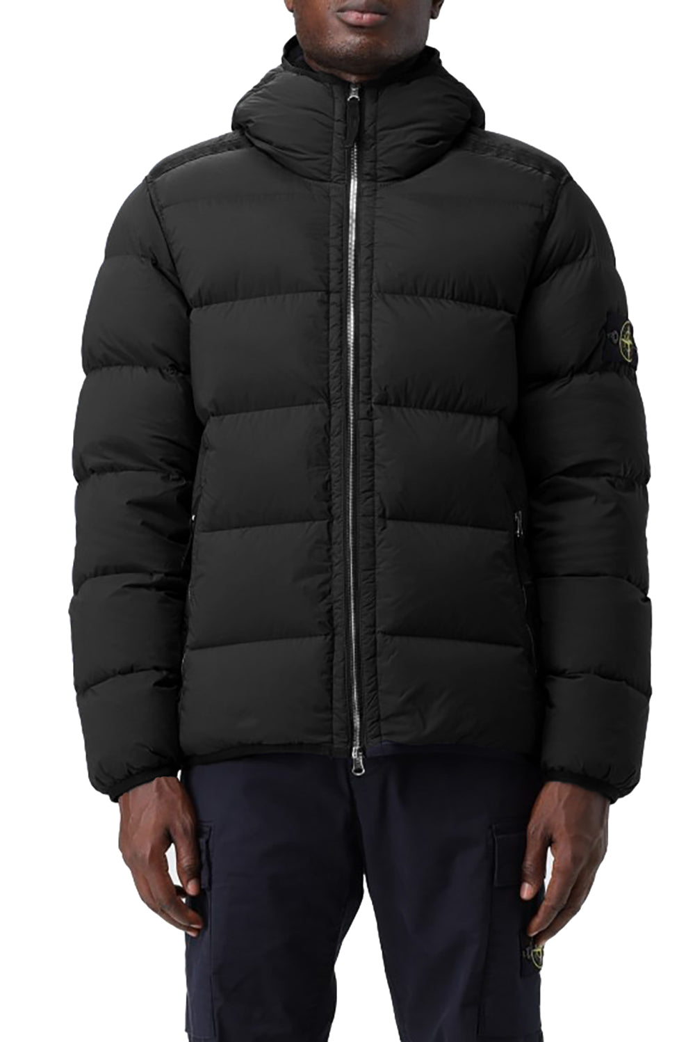  Stone Island Seamless Tunnel Down Jacket Black Uomo - 2