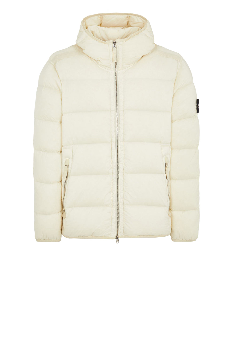  Stone Island Seamless Tunnel Down Jacket Panna Uomo - 1