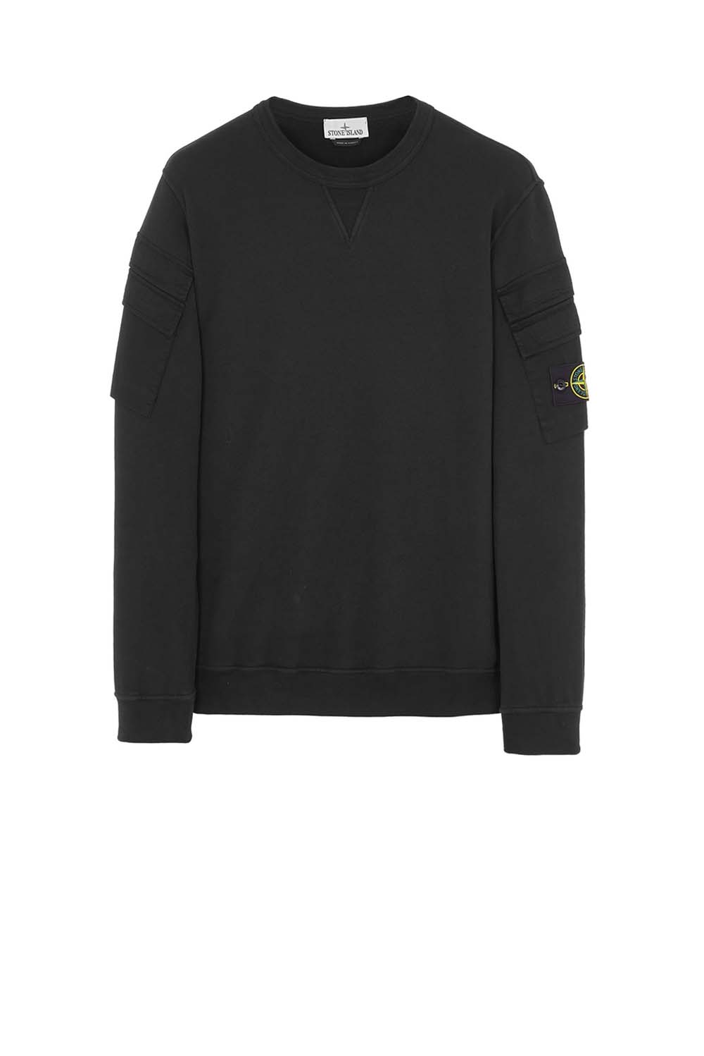  Stone Island Felpa Girocollo Black Uomo - 1