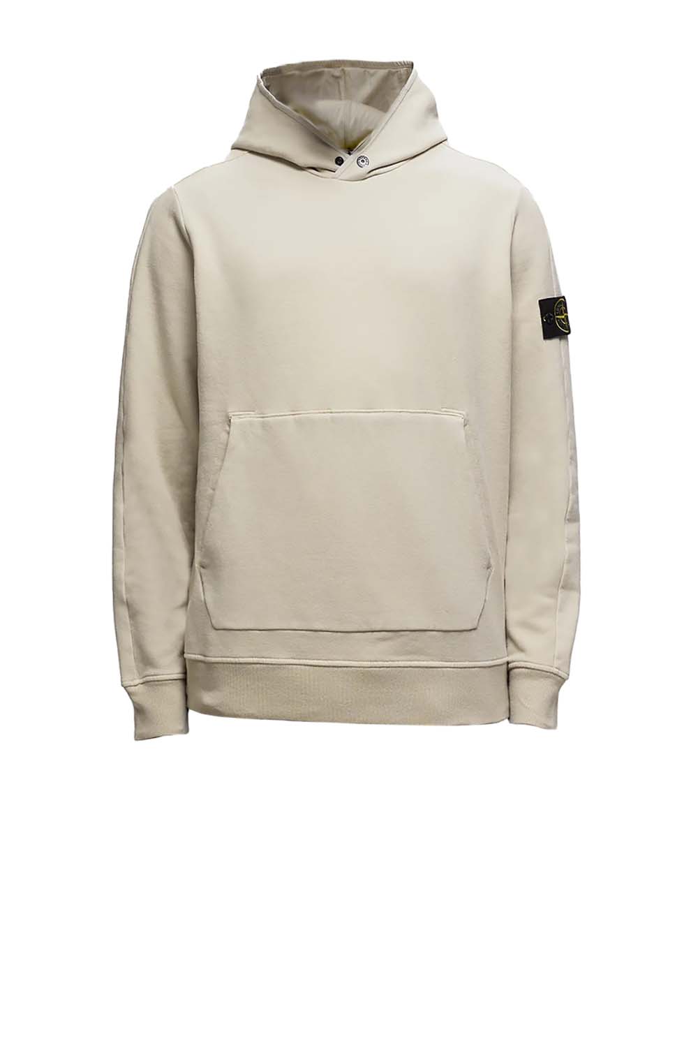  Stone Island Hoodie Panna Uomo - 1