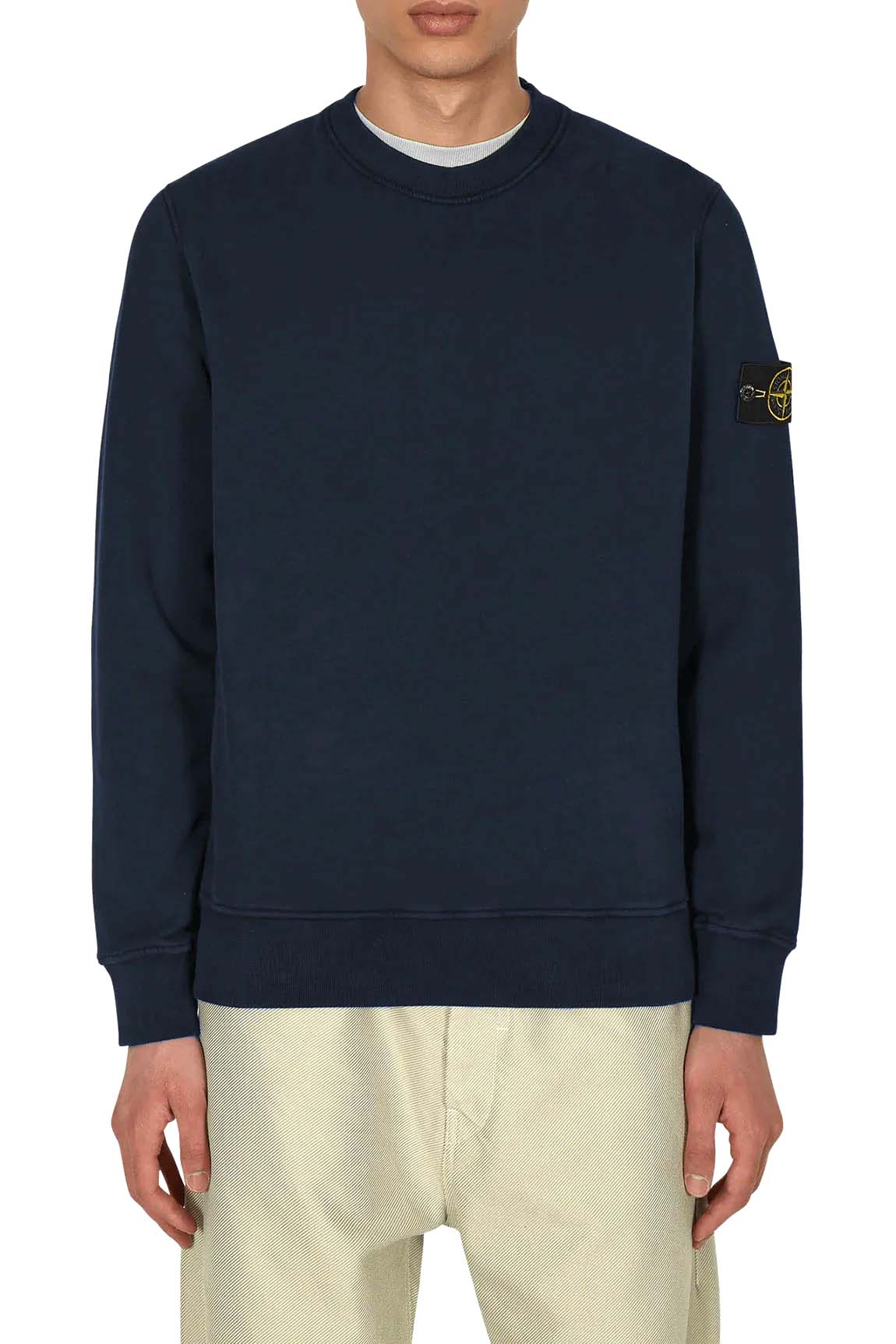  Stone Island Felpa Girocollo Navy Uomo - 2