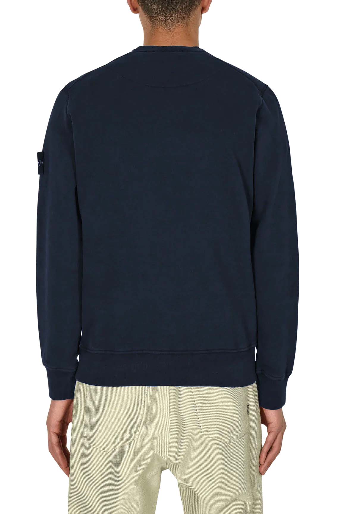  Stone Island Felpa Girocollo Navy Uomo - 4