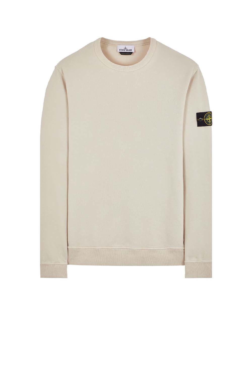  Stone Island Felpa Girocollo Sabbia Uomo - 1