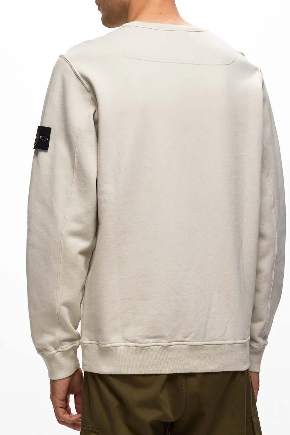  Stone Island Crewneck Sweatshirt Sabbia Uomo - 3