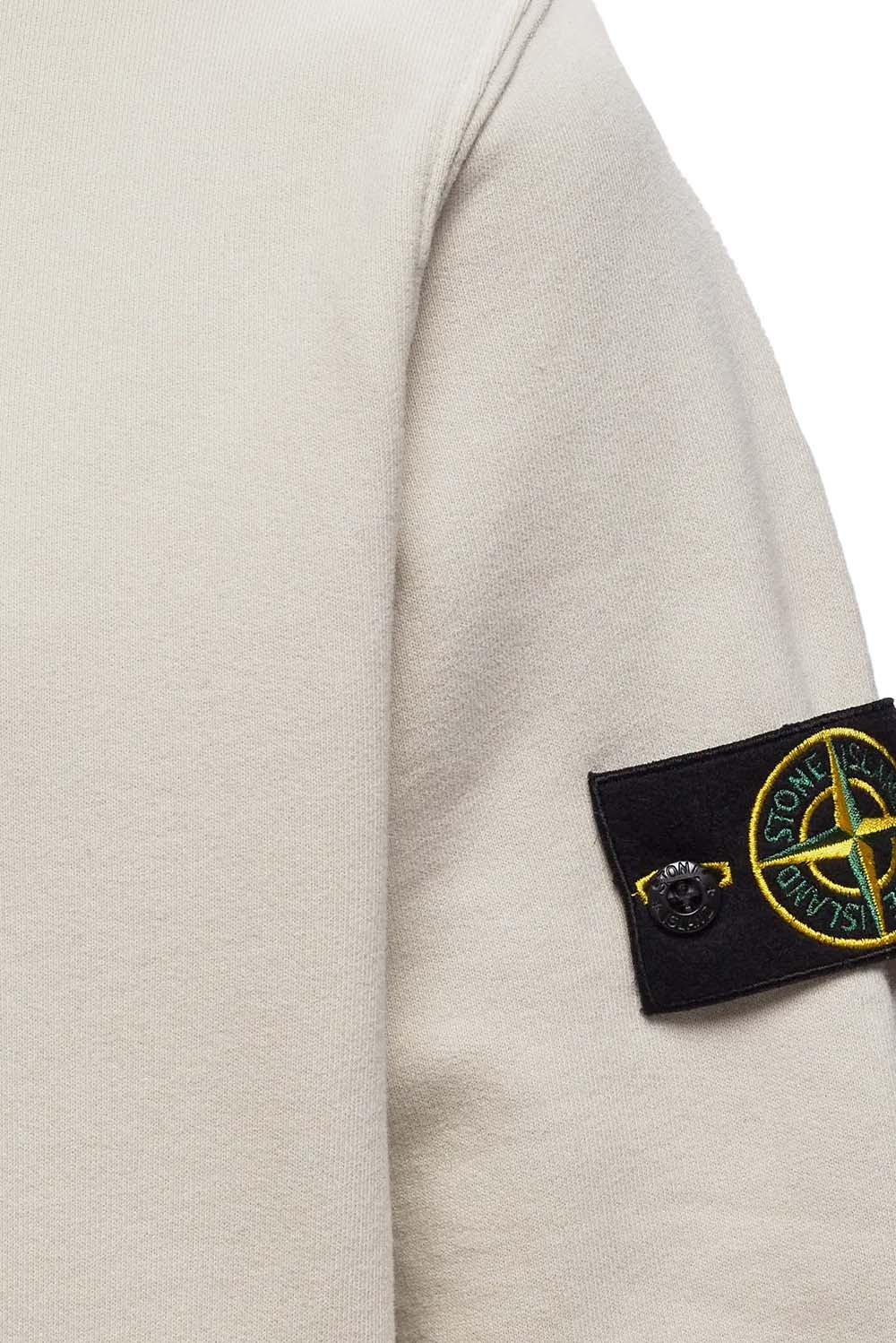  Stone Island Felpa Girocollo Sabbia Uomo - 4