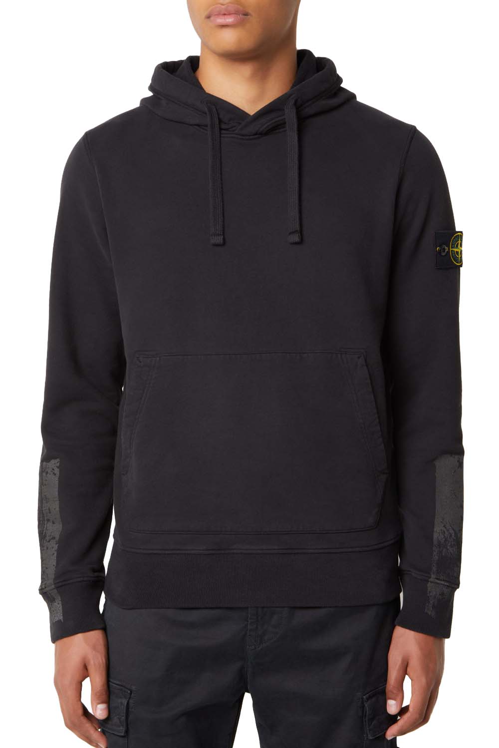  Stone Island Tape Print Sweatshirt Uomo - 2