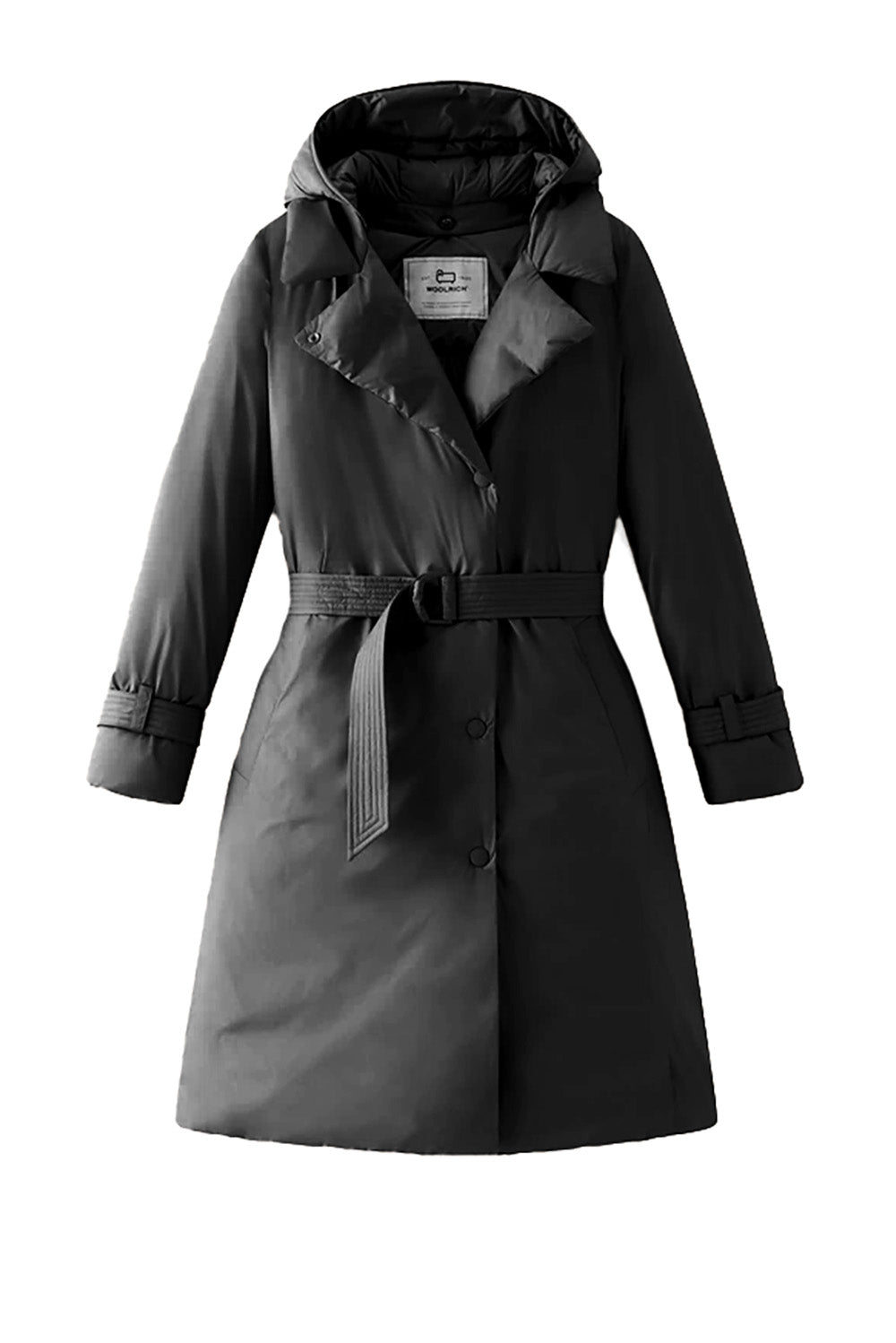  Woolrich Trench Ellis Black Woman - 1