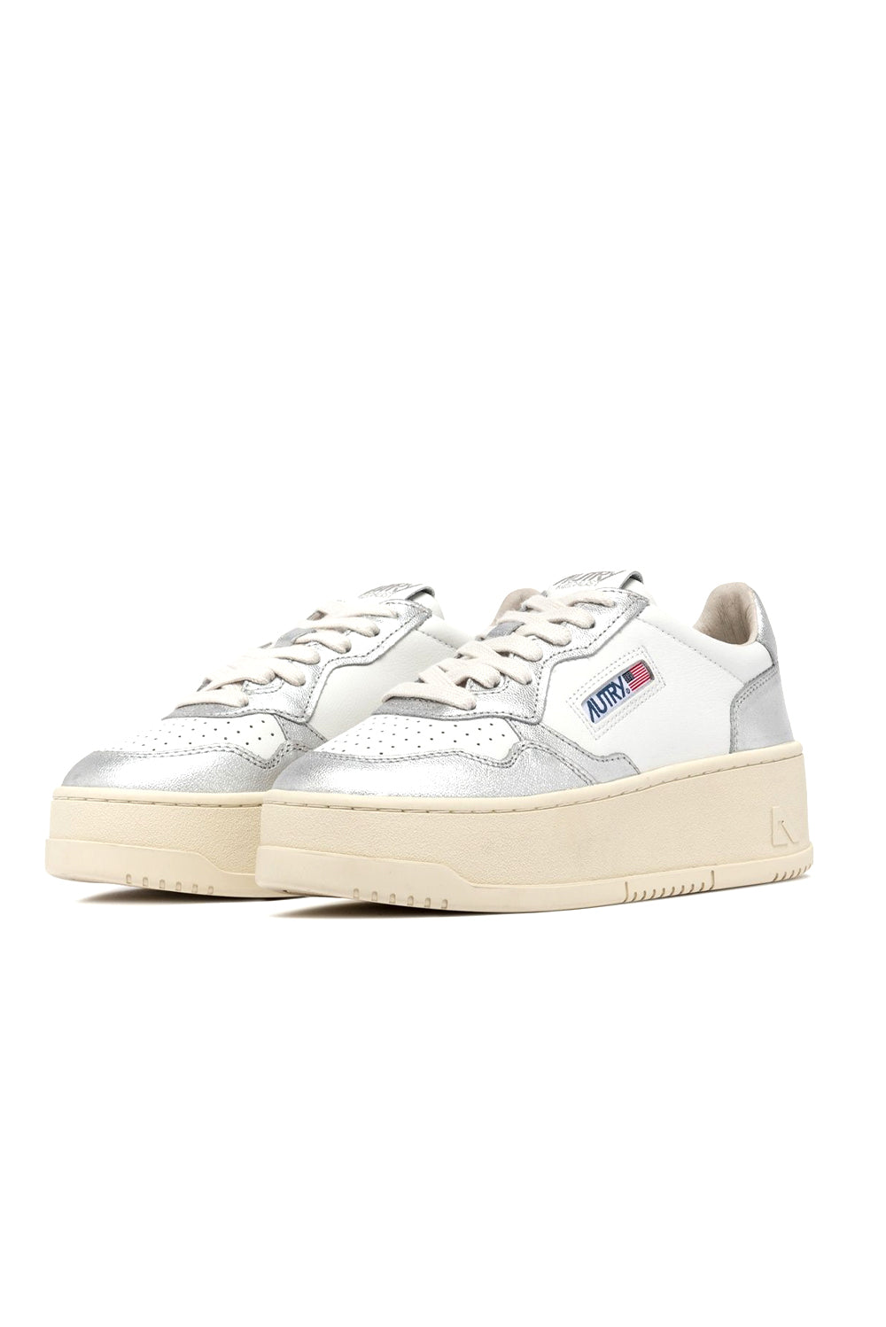  Autry Sneakers Medalist Platform Silver Woman - 2