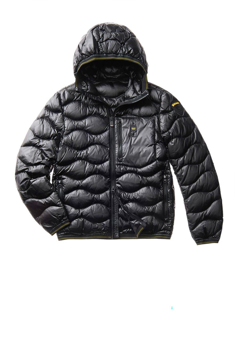  Blauer Piumino Wave Nero Uomo - 1