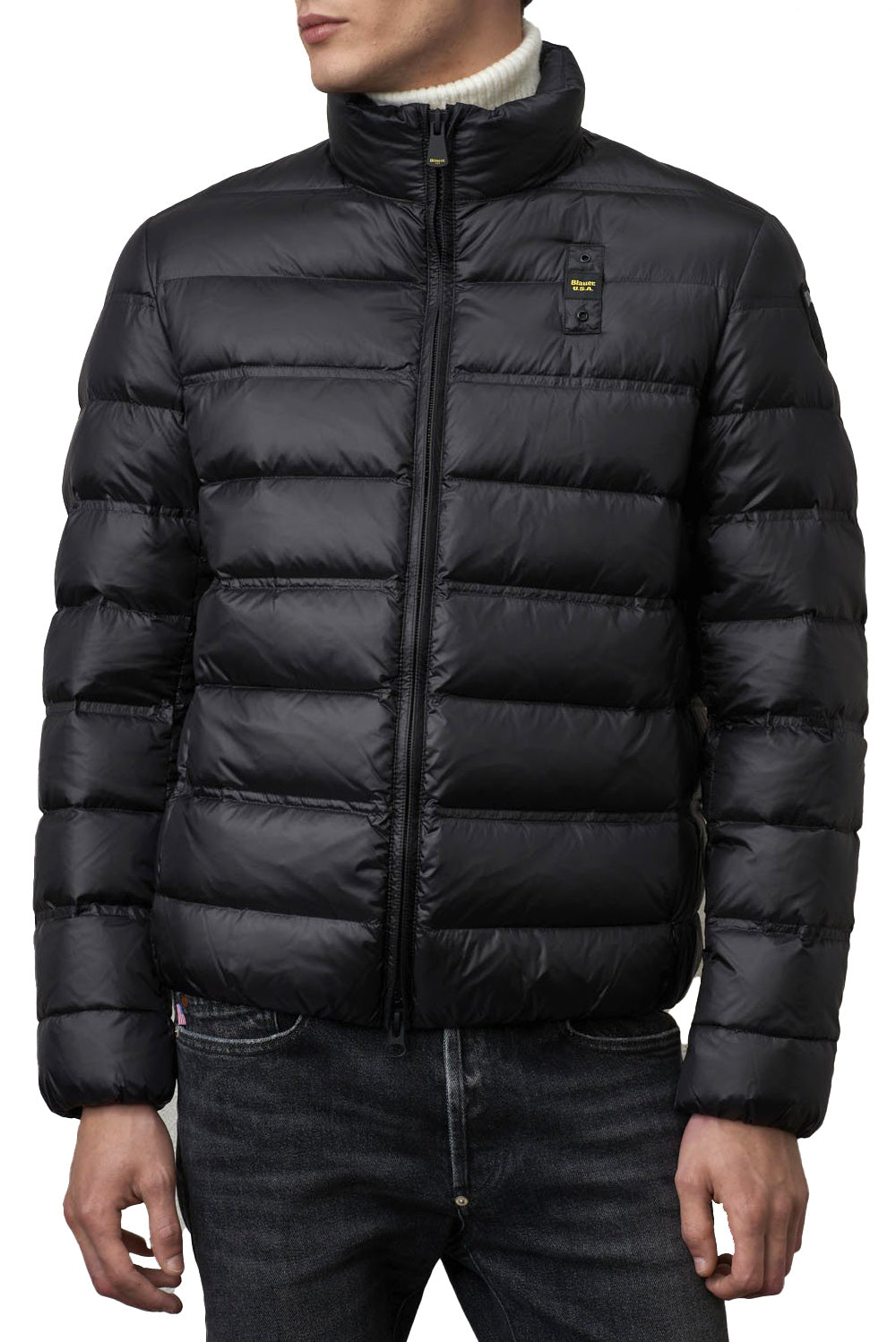  Blauer Piumino Belmont Nero Uomo - 2