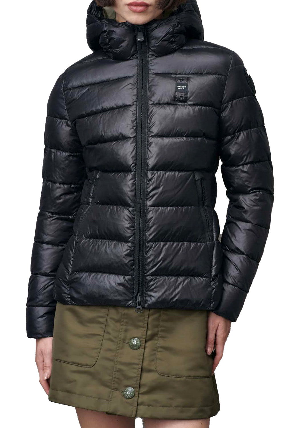  Blauer Piumino Caroll Nero Woman - 2