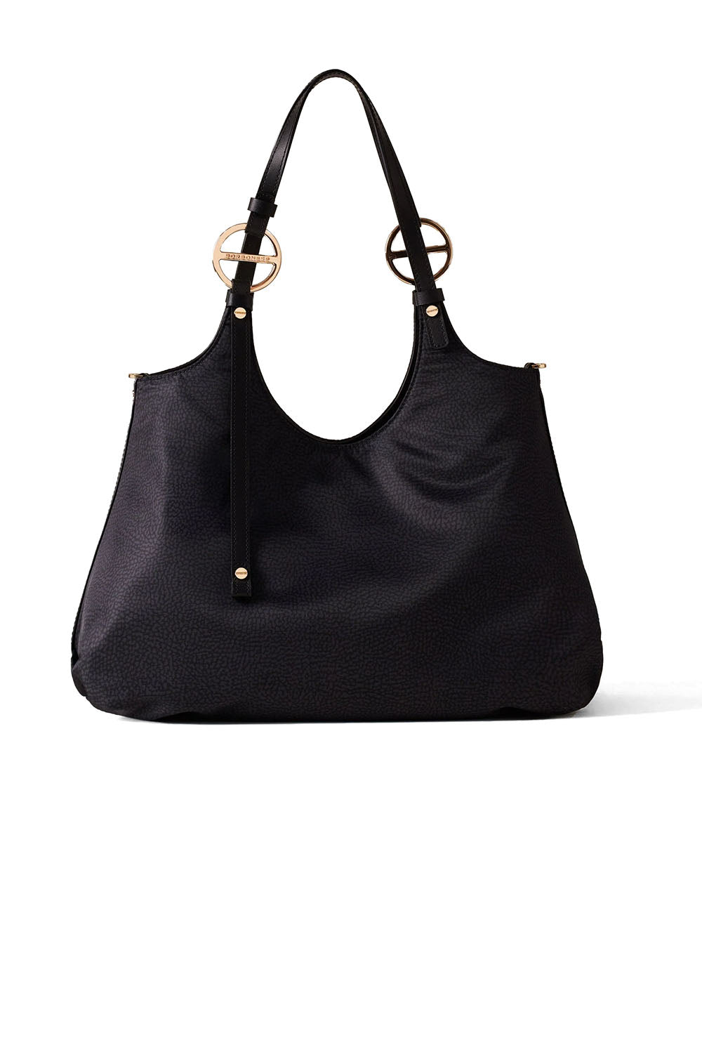  Borbonese Bond Shopper Medium Nero Woman - 1