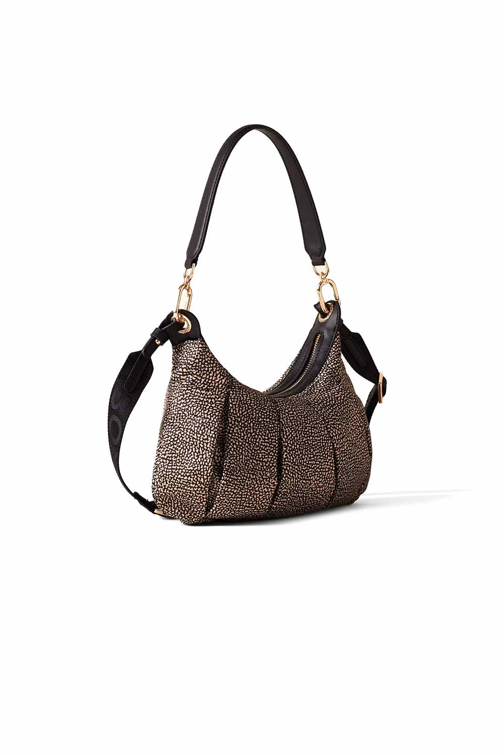  Borbonese Croissant Hobo Small Op Natural Woman - 2