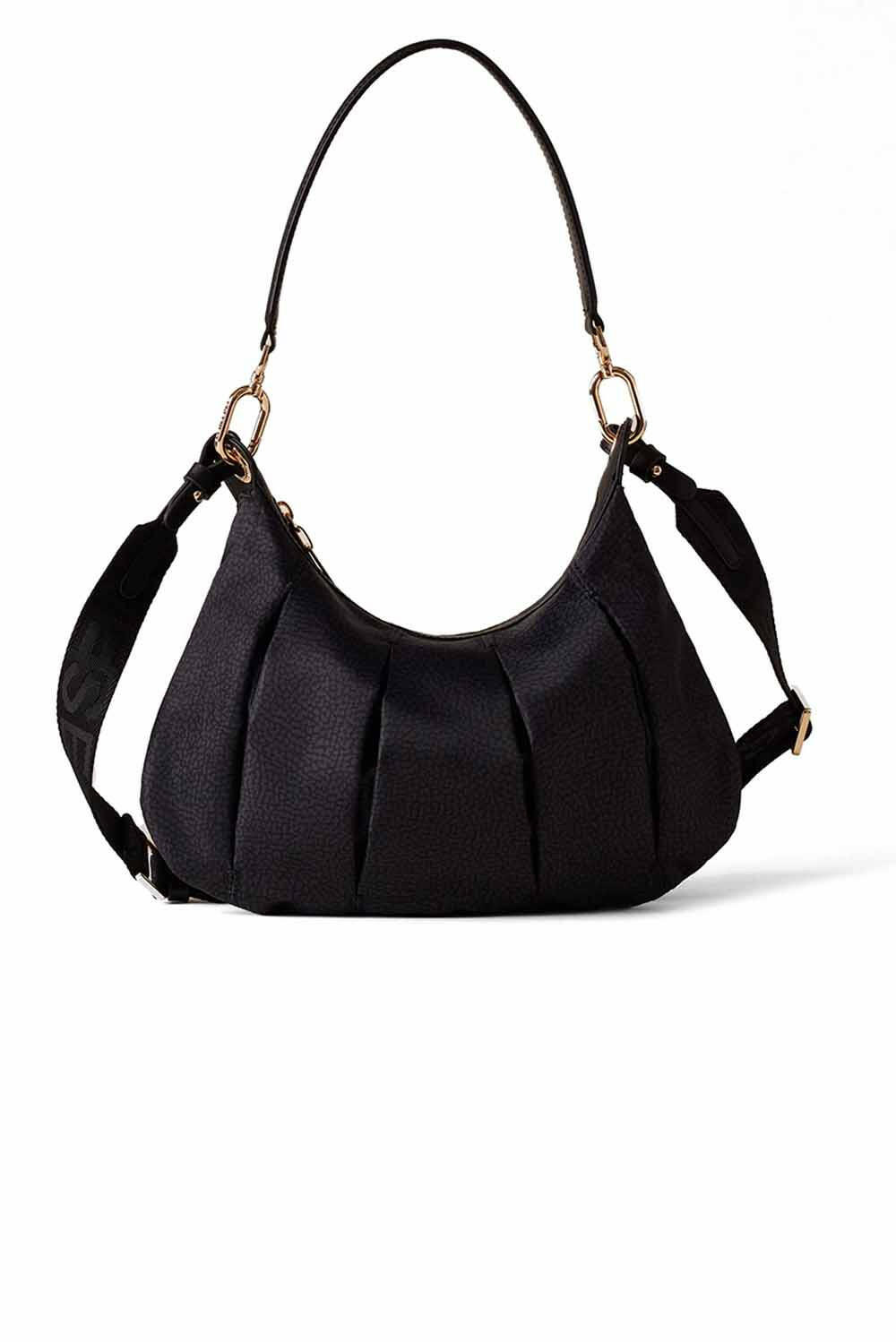  Borbonese Croissant Hobo Medium Nero Woman - 1