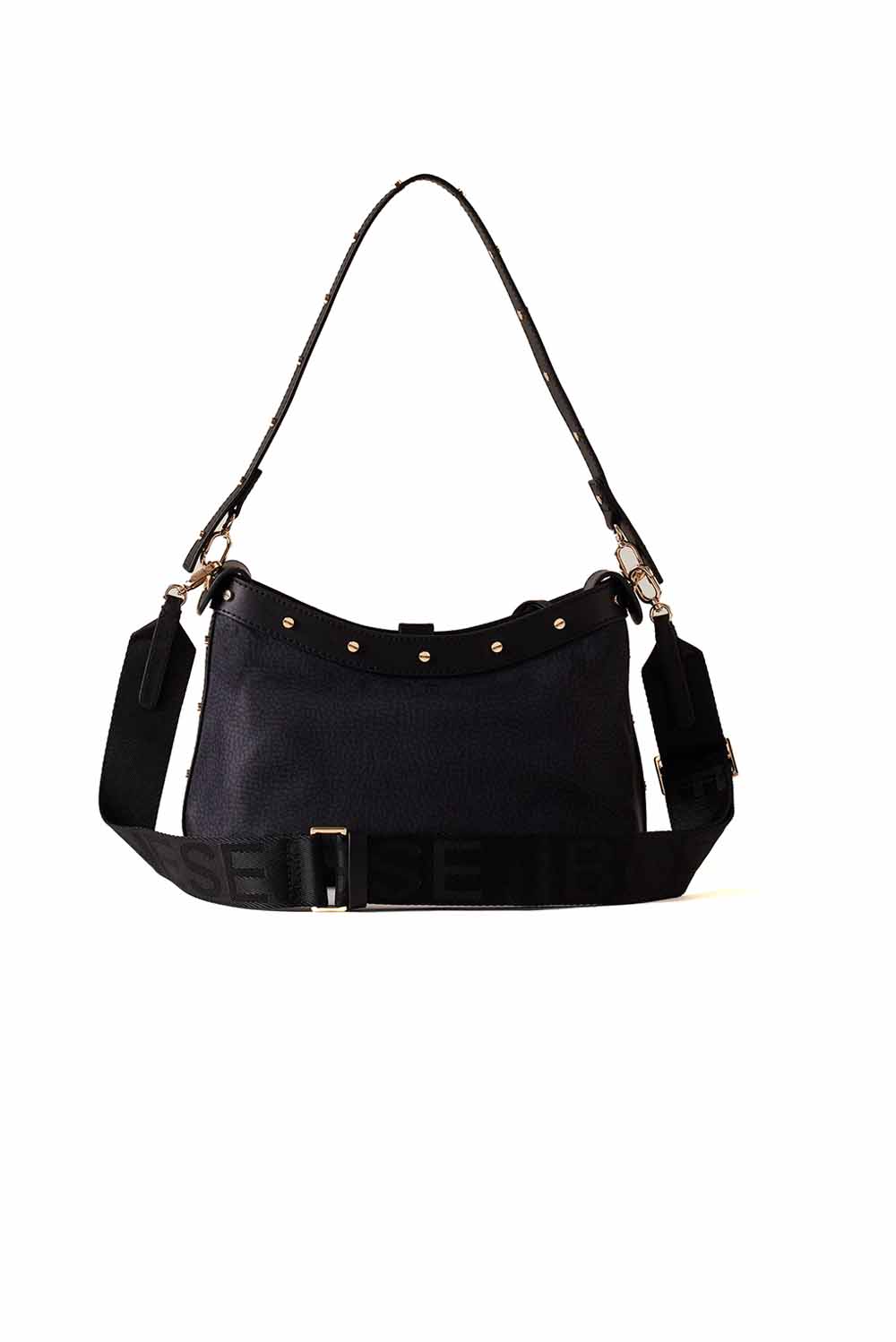  Borbonese Metropole Hobo Mini Black Woman - 3