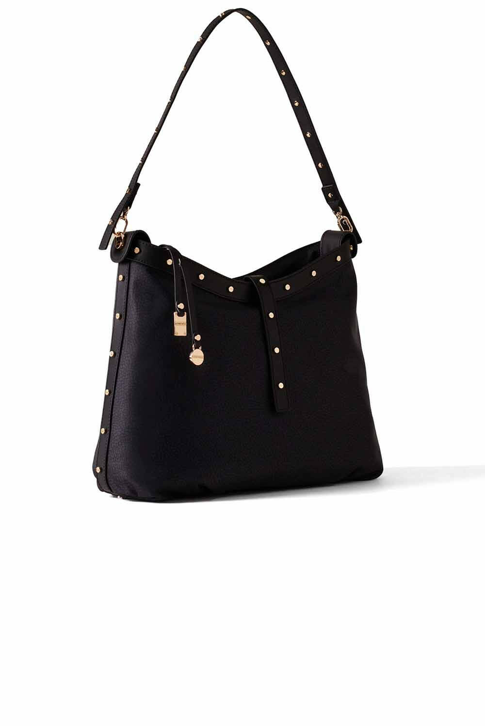  Borbonese Metropole Hobo Medium Black Woman - 2