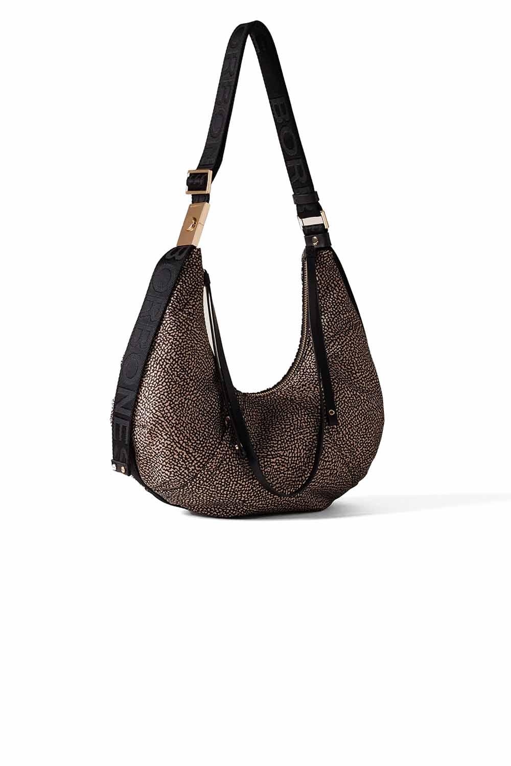  Borbonese Fold Hobo Small Op Natural Woman - 2