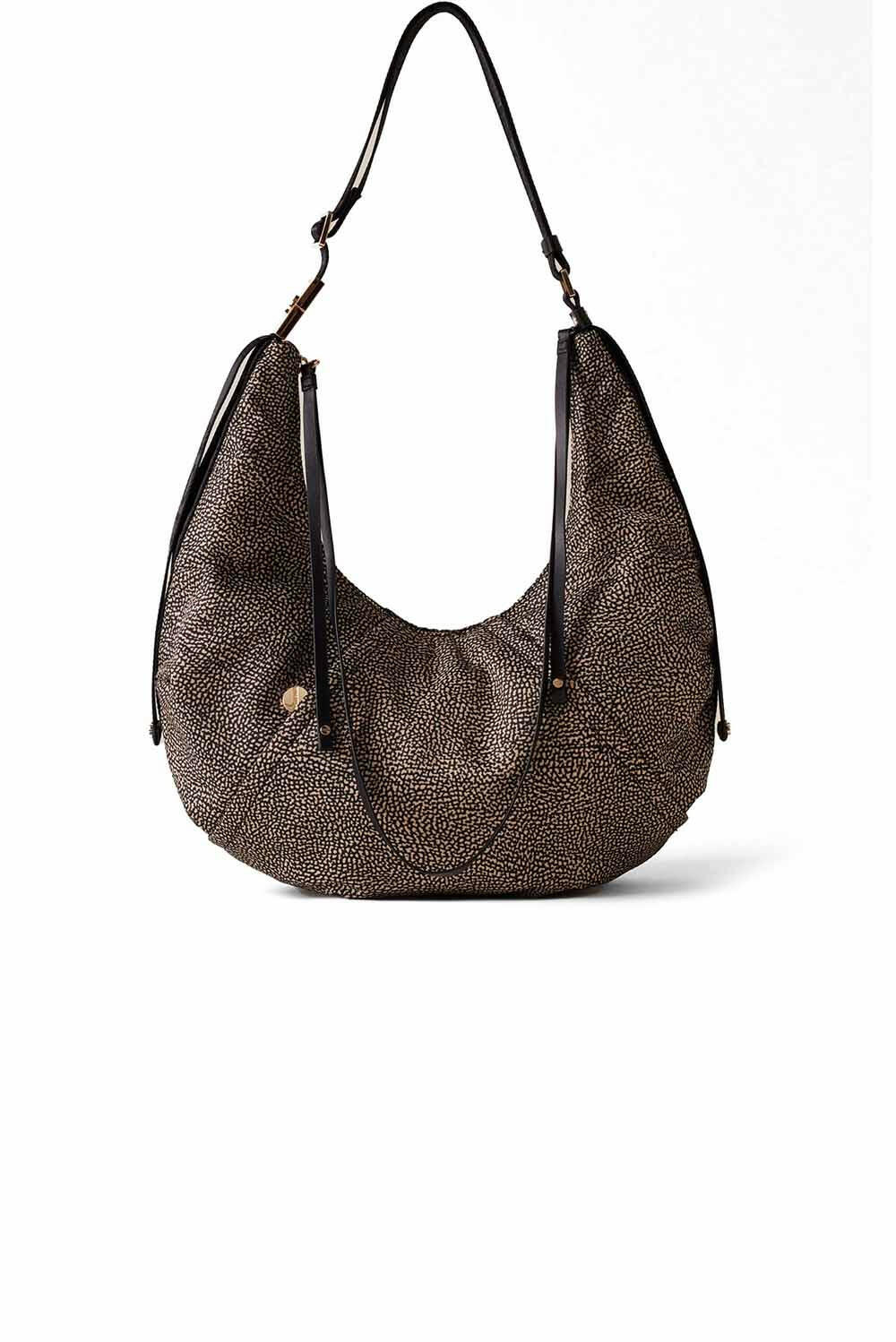  Borbonese Fold Hobo Medium Op Natural Woman - 1