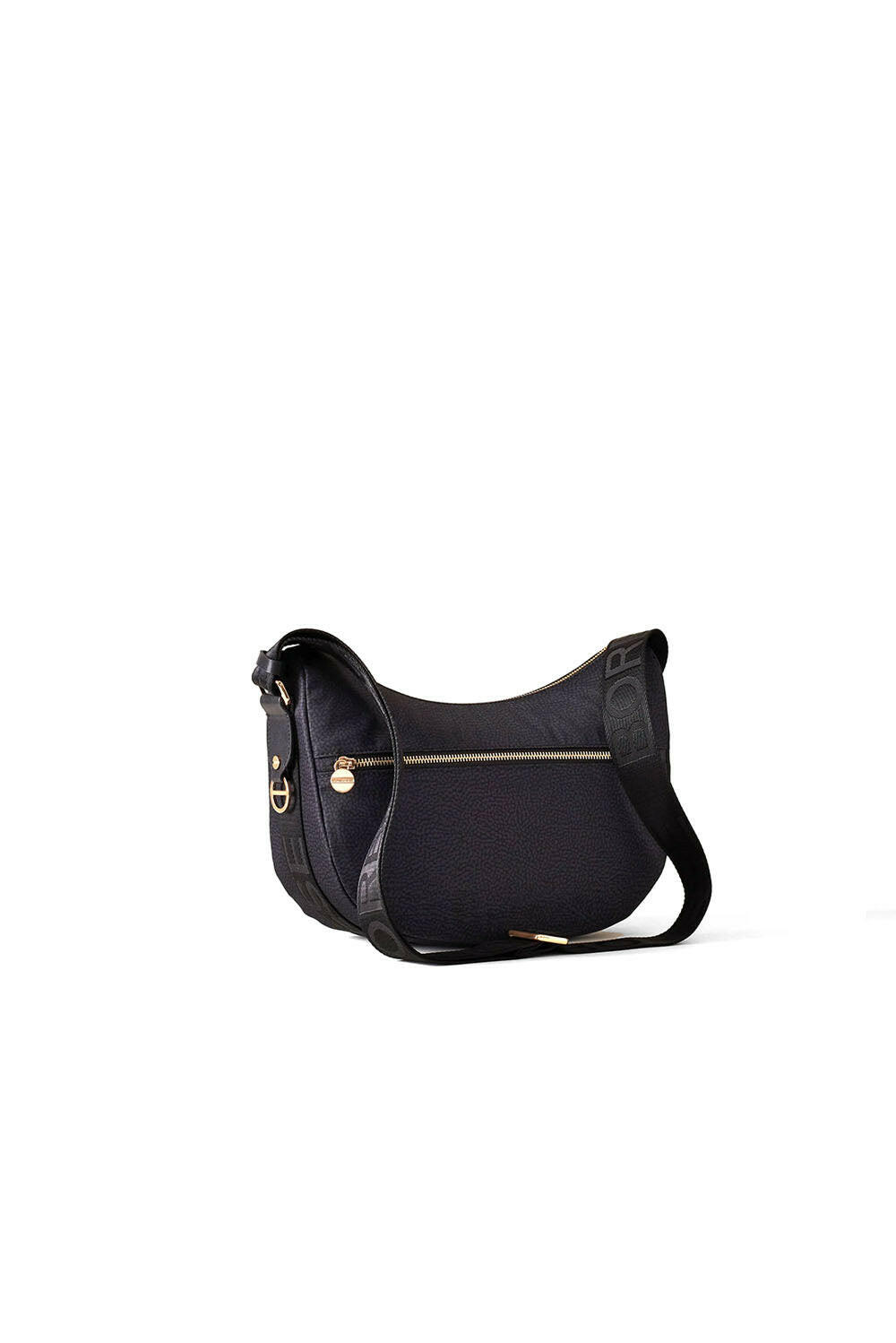  Borbonese Luna Mini Bag Nero Woman - 2