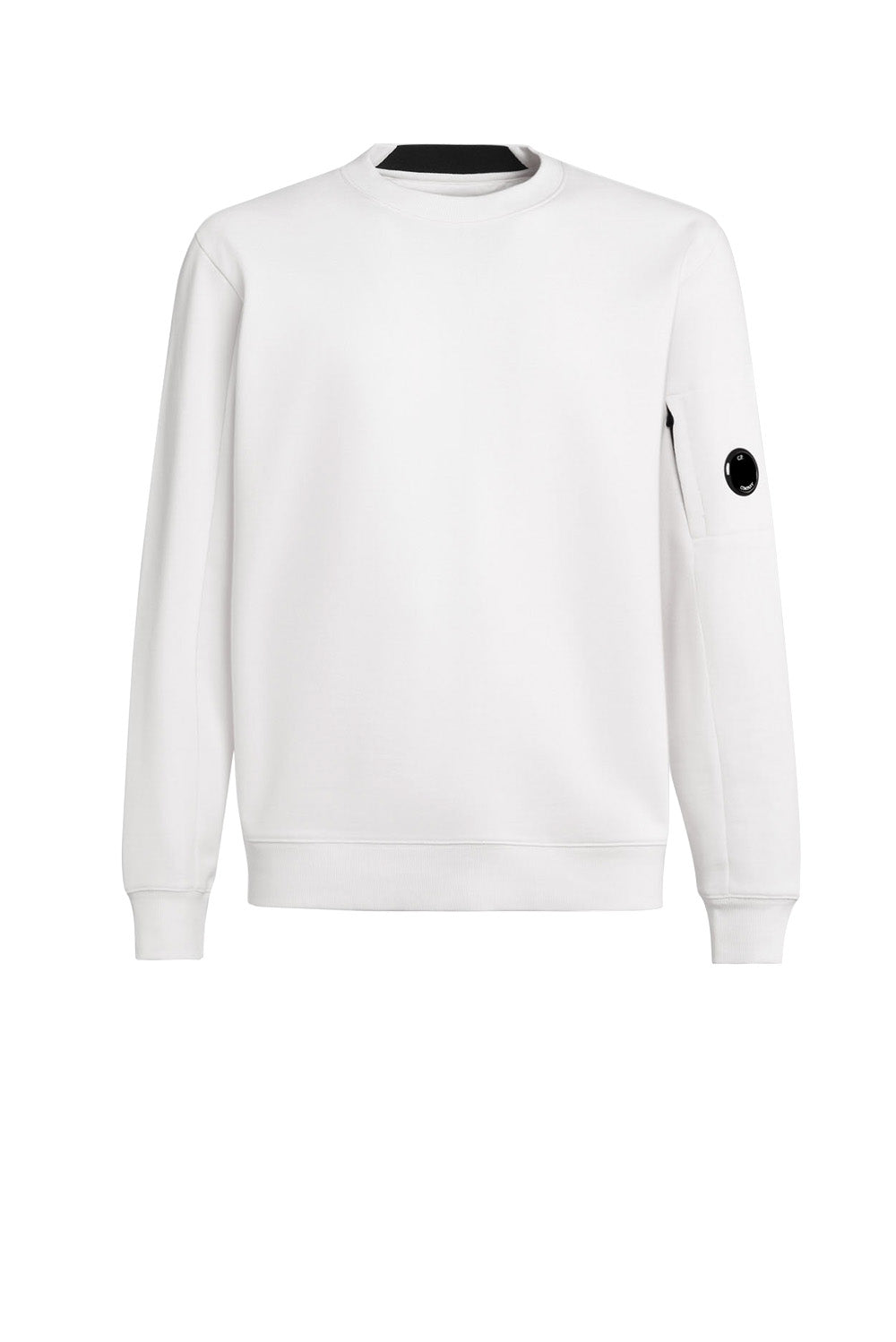  Cp Company Fleece Sweatshirt Gauze White Uomo - 1