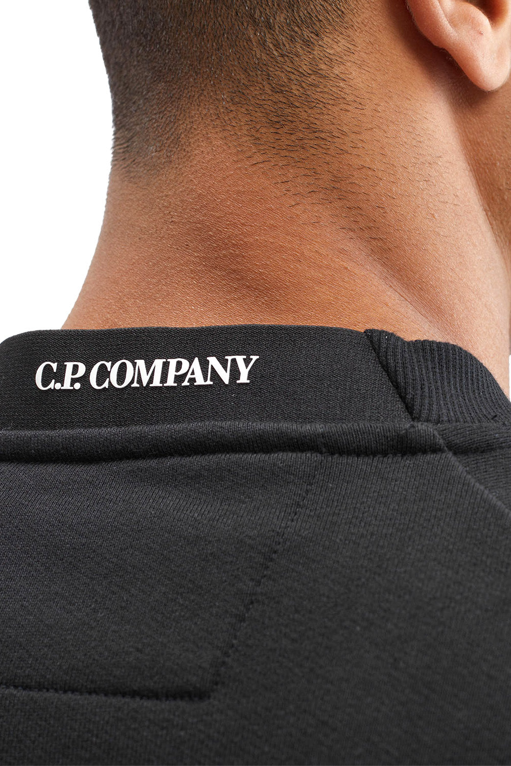  Cp Company Fleece Sweatshirt Black Uomo - 4