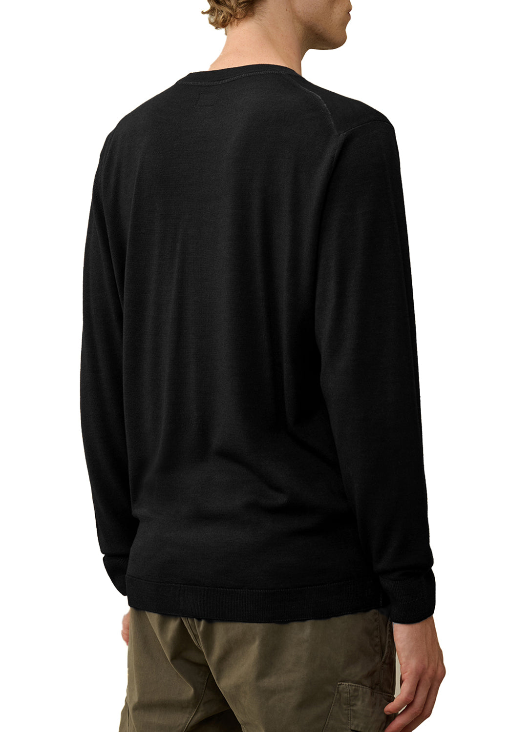  Cp Company Girocollo Black Uomo - 3