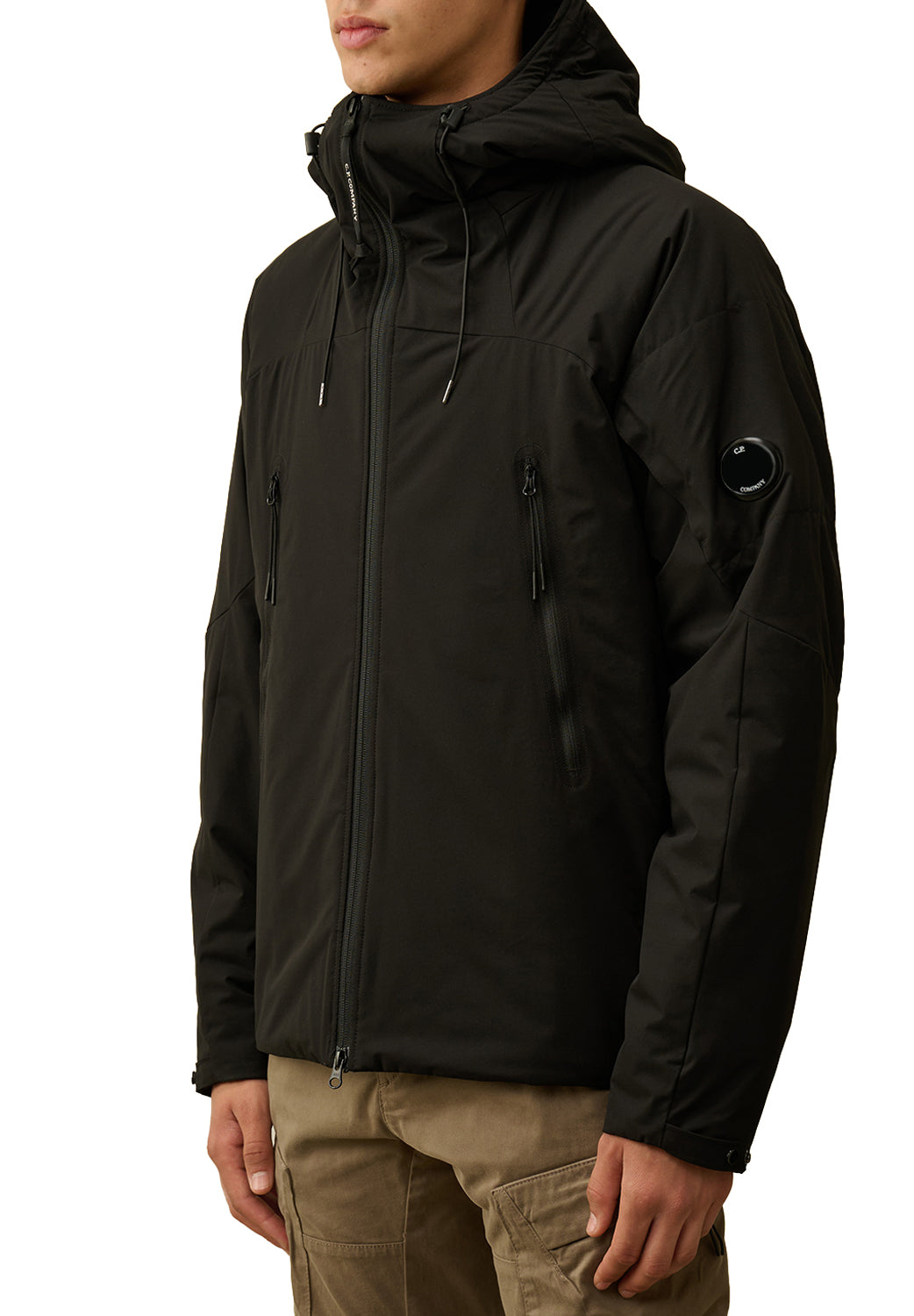  Cp Company Pro-tek Hooded Jacket Black Uomo - 2