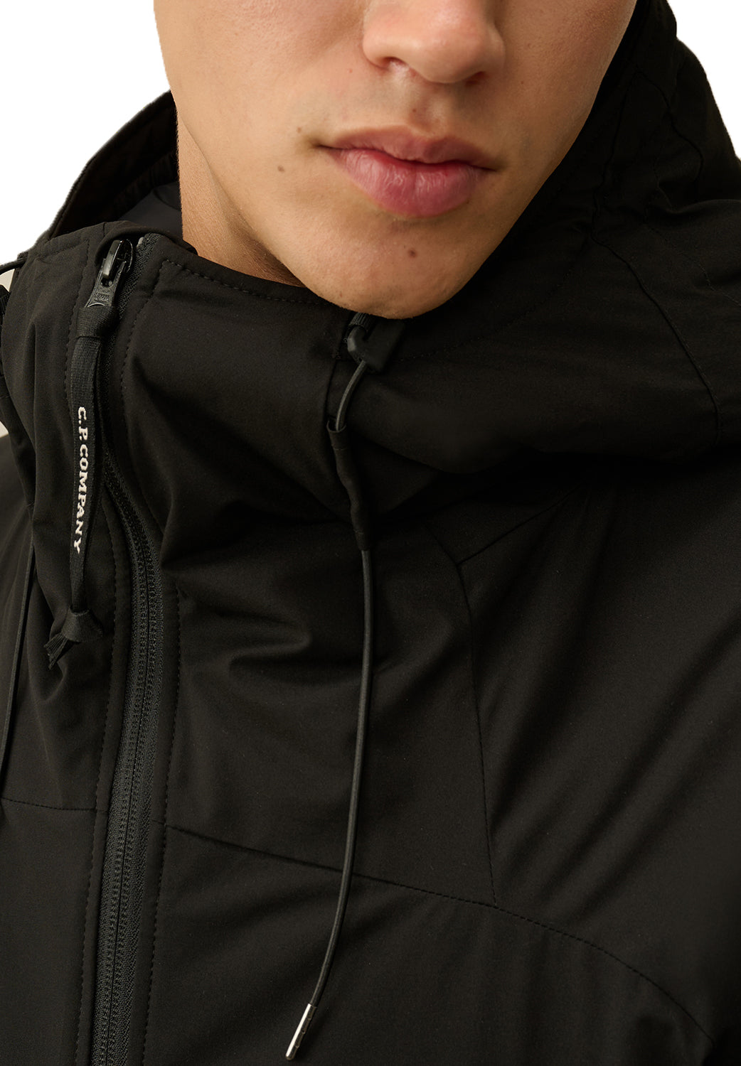  Cp Company Pro-tek Hooded Jacket Black Uomo - 5