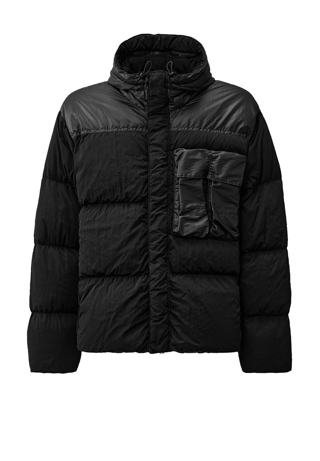  Cp Company Goggle Down Jacket Black Uomo - 1