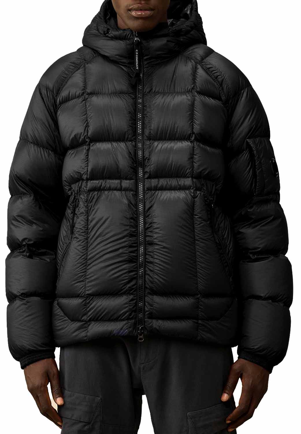  Cp Company D.d. Shell Hooded Jacket Black Uomo - 2