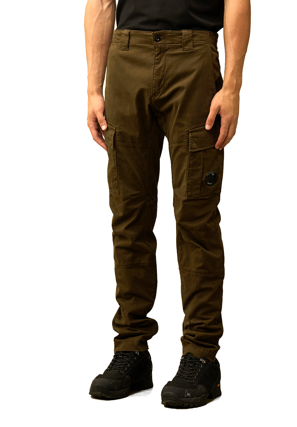  Cp Company Double Cargo Pants Ivy Green Uomo - 2