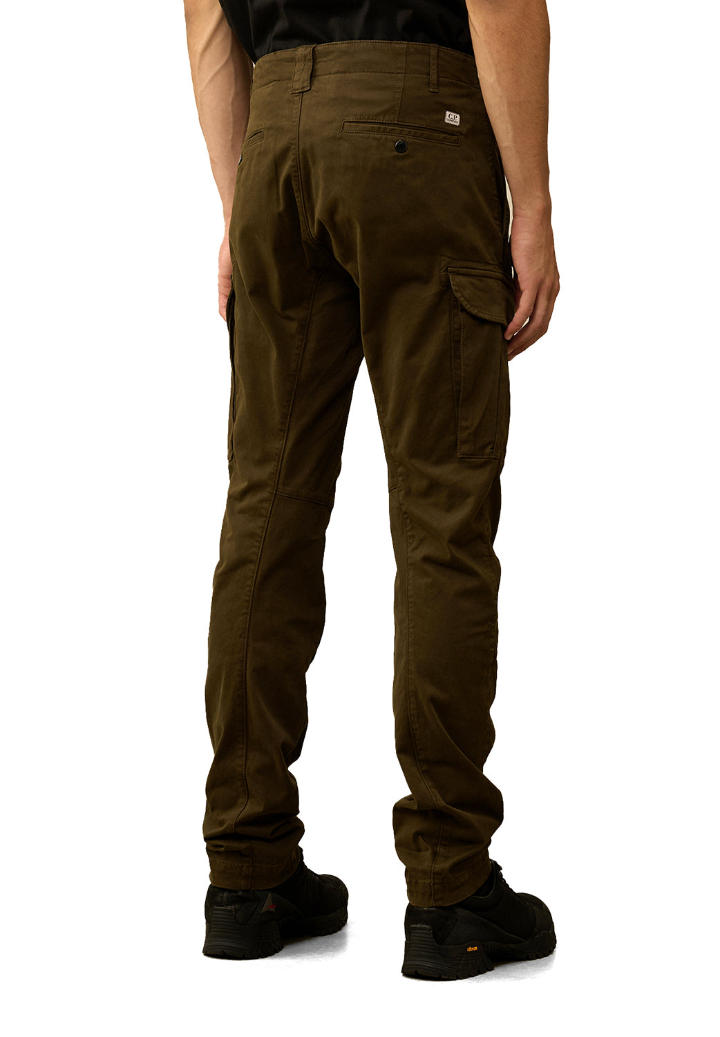  Cp Company Double Cargo Pants Ivy Green Uomo - 3