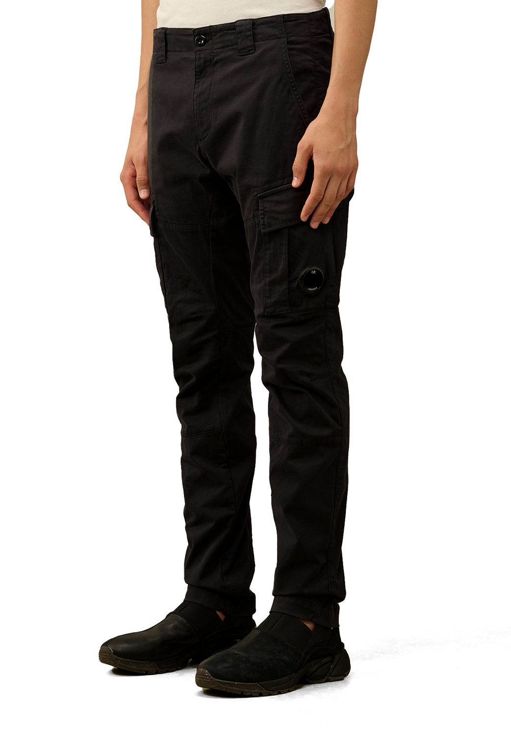  Cp Company Double Cargo Pants Black Uomo - 2