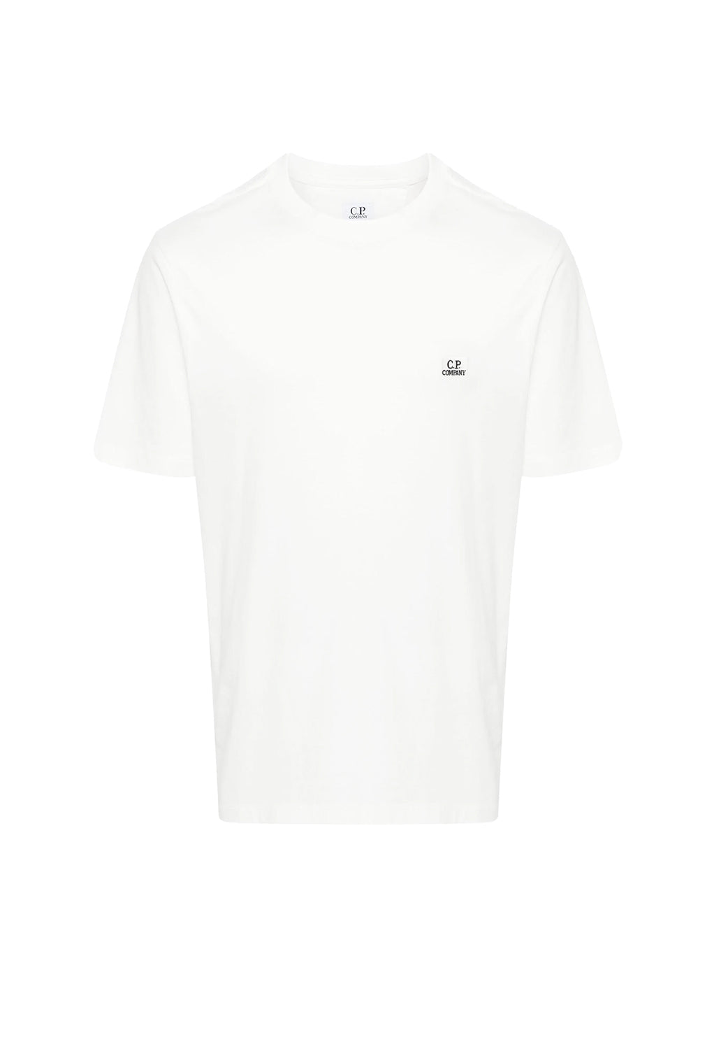  Cp Company Logo Patch T-shirt Gauze White Uomo - 1