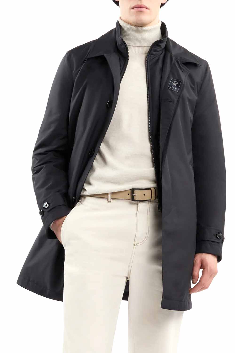  Fay Morning Coat Baltic Uomo - 2