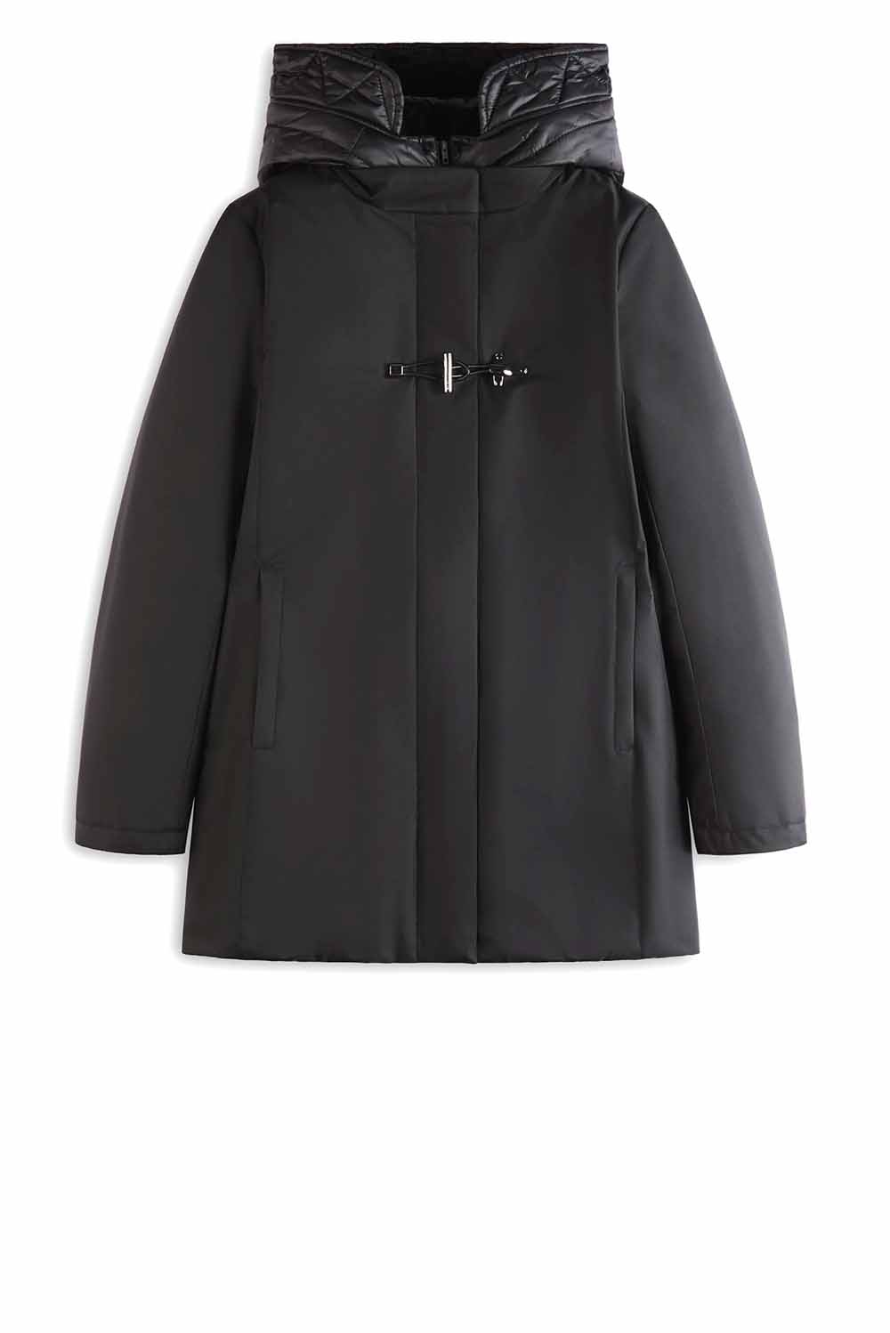  Fay Toggle Coat Nero Woman - 1