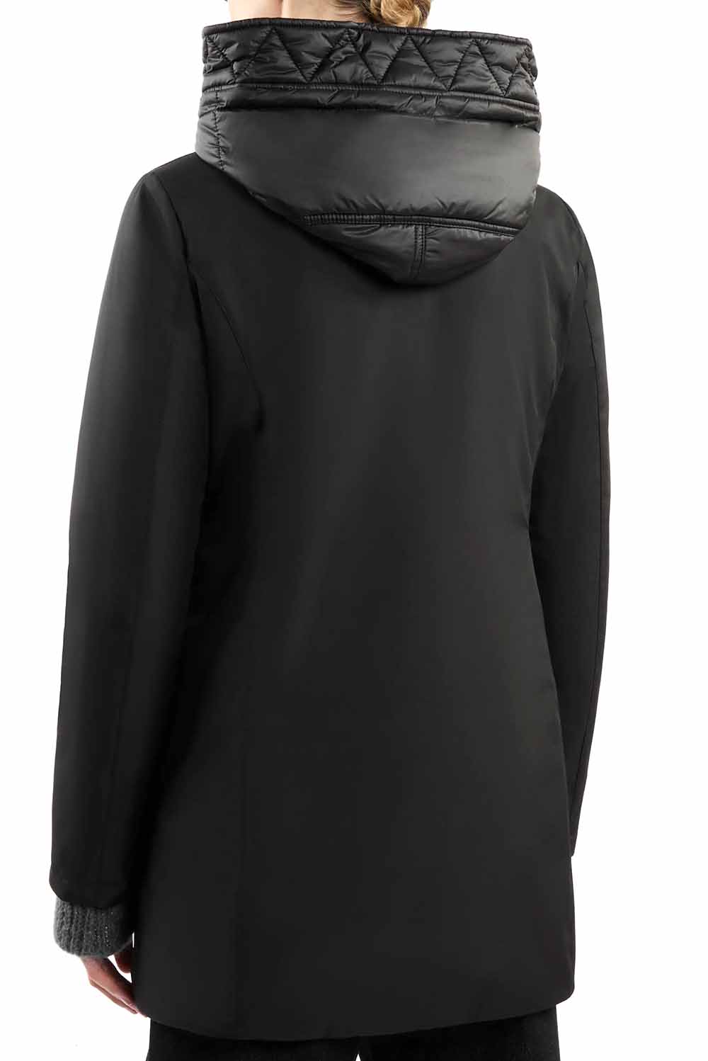  Fay Toggle Coat Nero Woman - 3