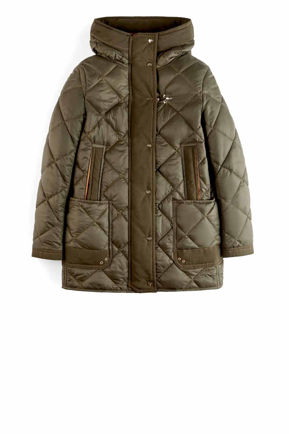  Fay Parka Imbottito Militare Woman - 1