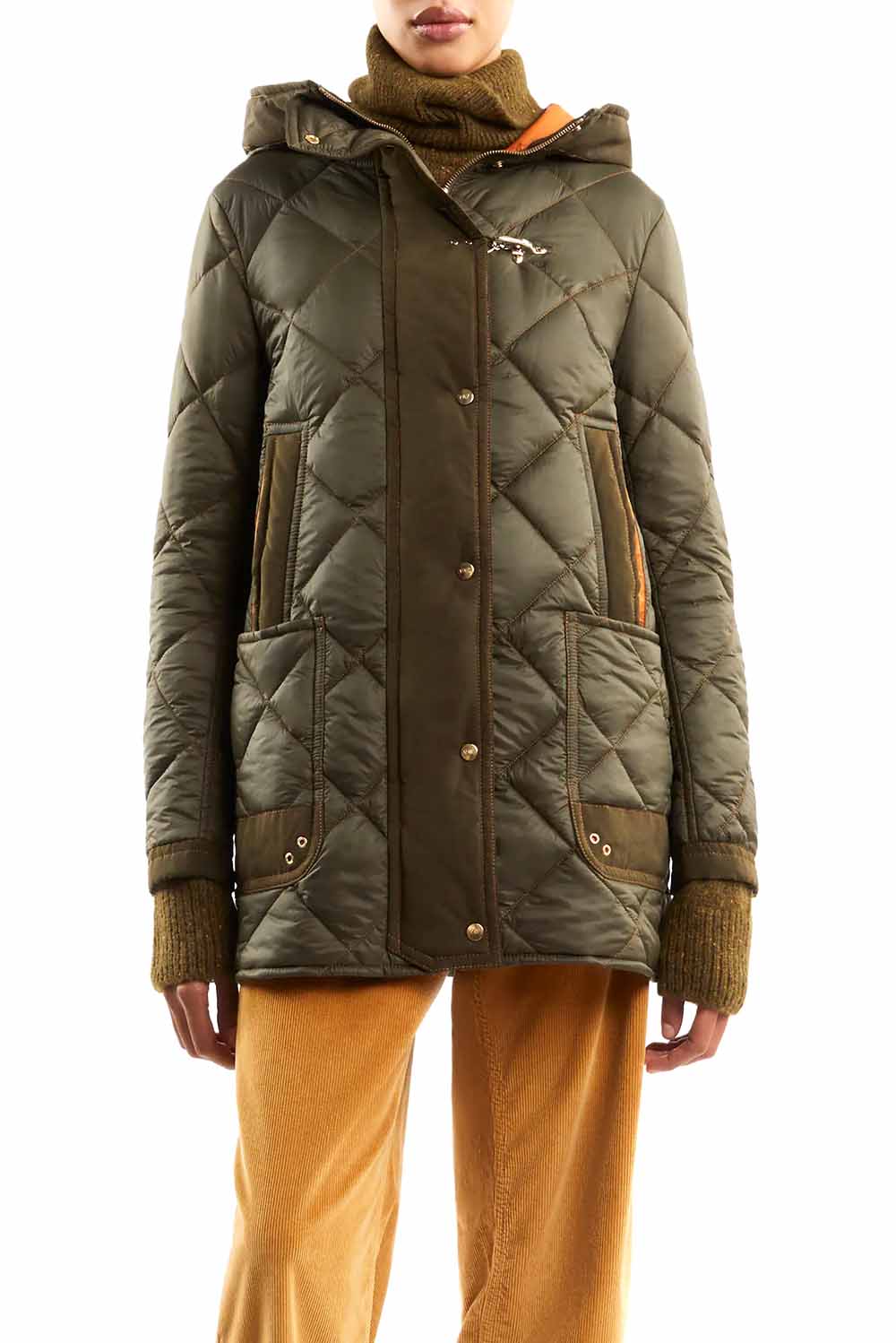  Fay Parka Imbottito Militare Woman - 2