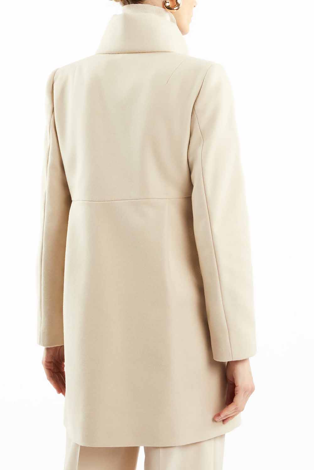  Fay Romantic Coat In Lana Yogurt Woman - 3